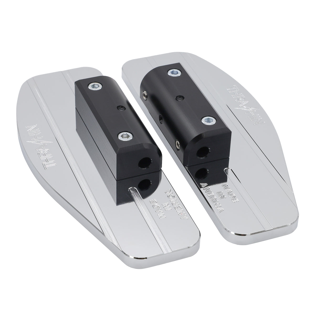 Thrashin Supply Bagger Passenger Floorboards - Chrome