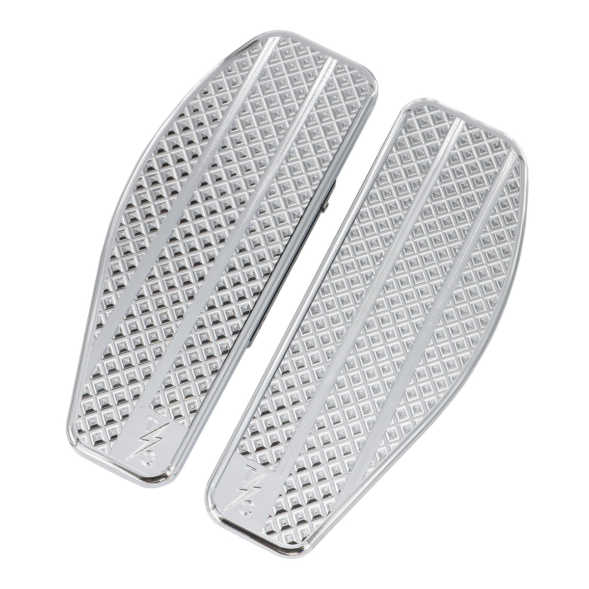 Thrashin Supply Bagger Passenger Floorboards - Chrome