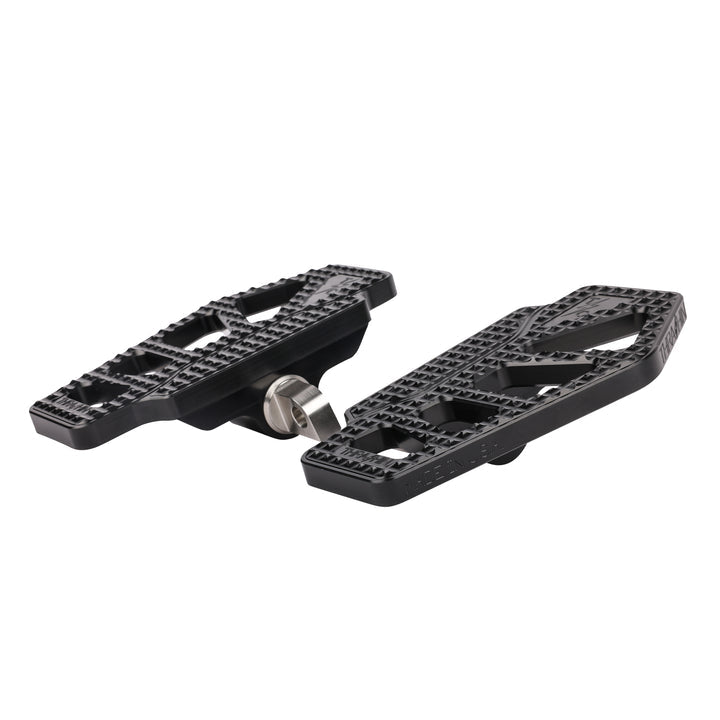 Thrashin Supply Apex Mini Floorboards - Black - Dyna, Sportster, Fxr, Softail