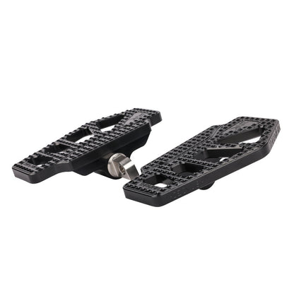 Thrashin Supply Apex Mini Floorboards - Black - Dyna, Sportster, Fxr, Softail