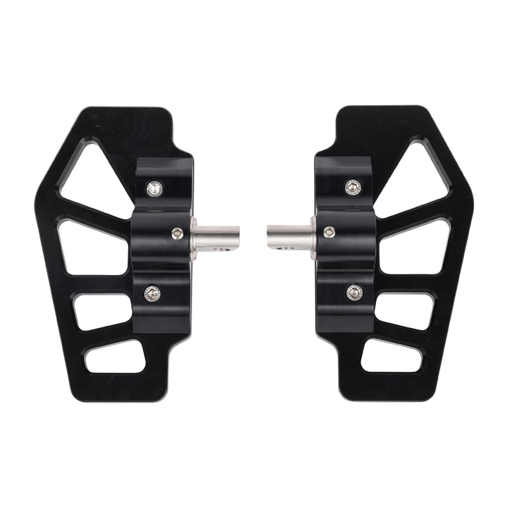 Thrashin Supply Apex Mini Floorboards - Black - Dyna, Sportster, Fxr, Softail