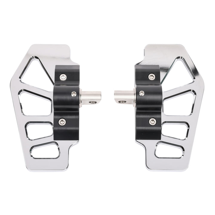 Thrashin Supply Apex Mini Floorboards - Chrome - Dyna, Sportster, Fxr, Softail