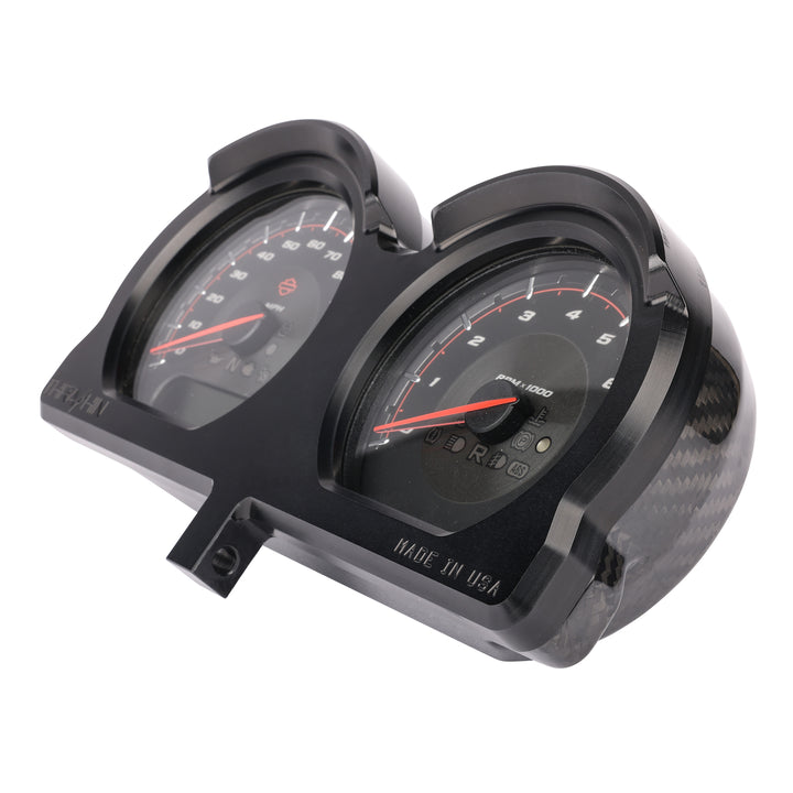 Thrashin Supply Road Glide Gauge Relocation - Black