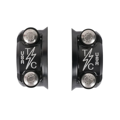 Thrashin Supply Speedway Clutch / Brake Perch Clamp - Black (Twice Cut)