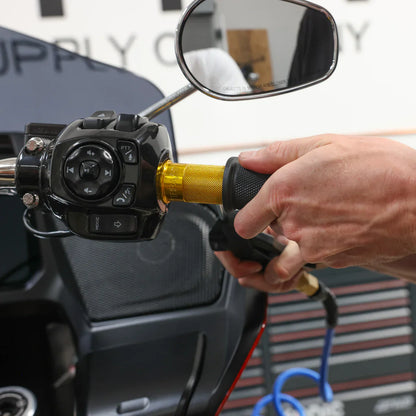 Thrashin Supply ® 2024-2025 Touring Throttle Tube - Billet - Gold