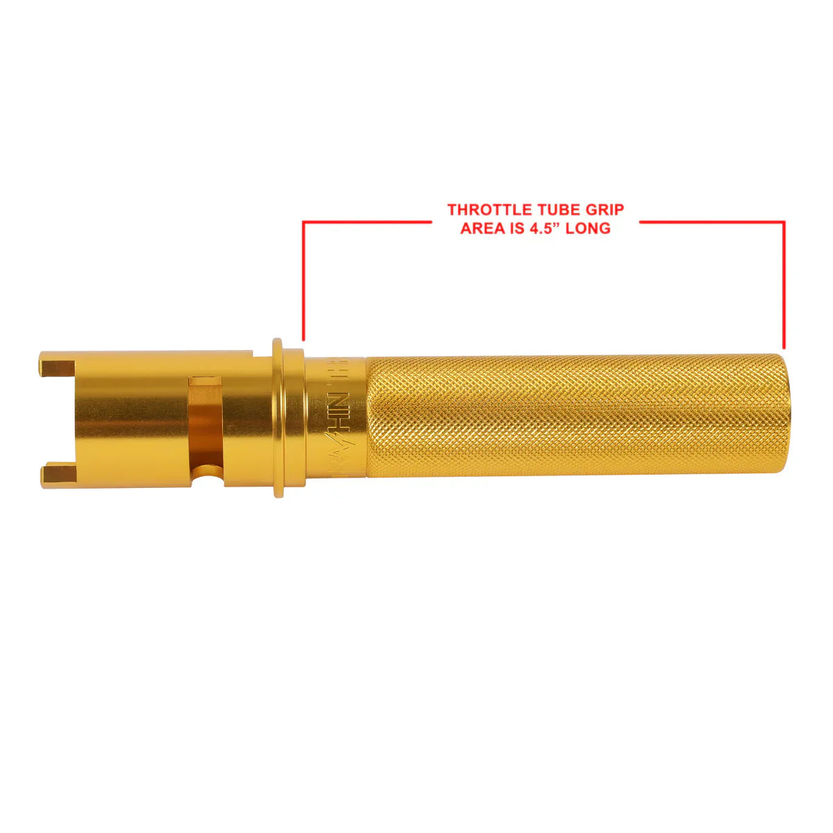 Thrashin Supply ® 2024-2025 Touring Throttle Tube - Billet - Gold