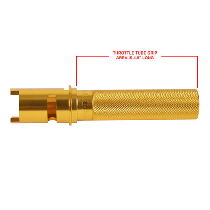 Thrashin Supply ® 2024-2025 Touring Throttle Tube - Billet - Gold