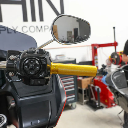 Thrashin Supply ® 2024-2025 Touring Throttle Tube - Billet - Gold