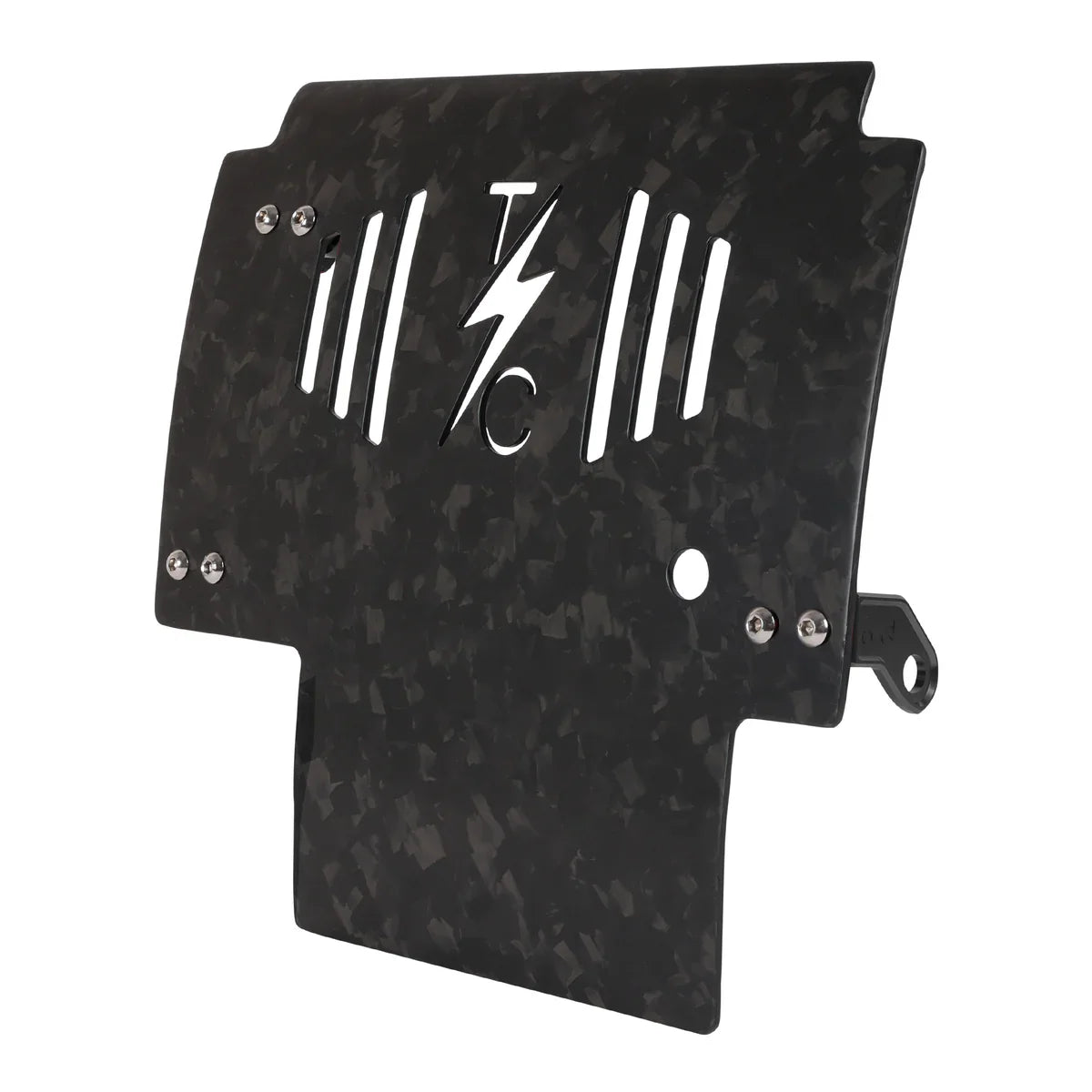 2024+ Touring Skid Plate - Real Forged Carbon - ALL Color Brackets