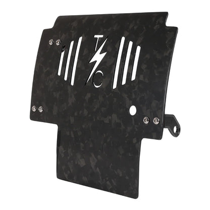 2024+ Touring Skid Plate - Real Forged Carbon - ALL Color Brackets