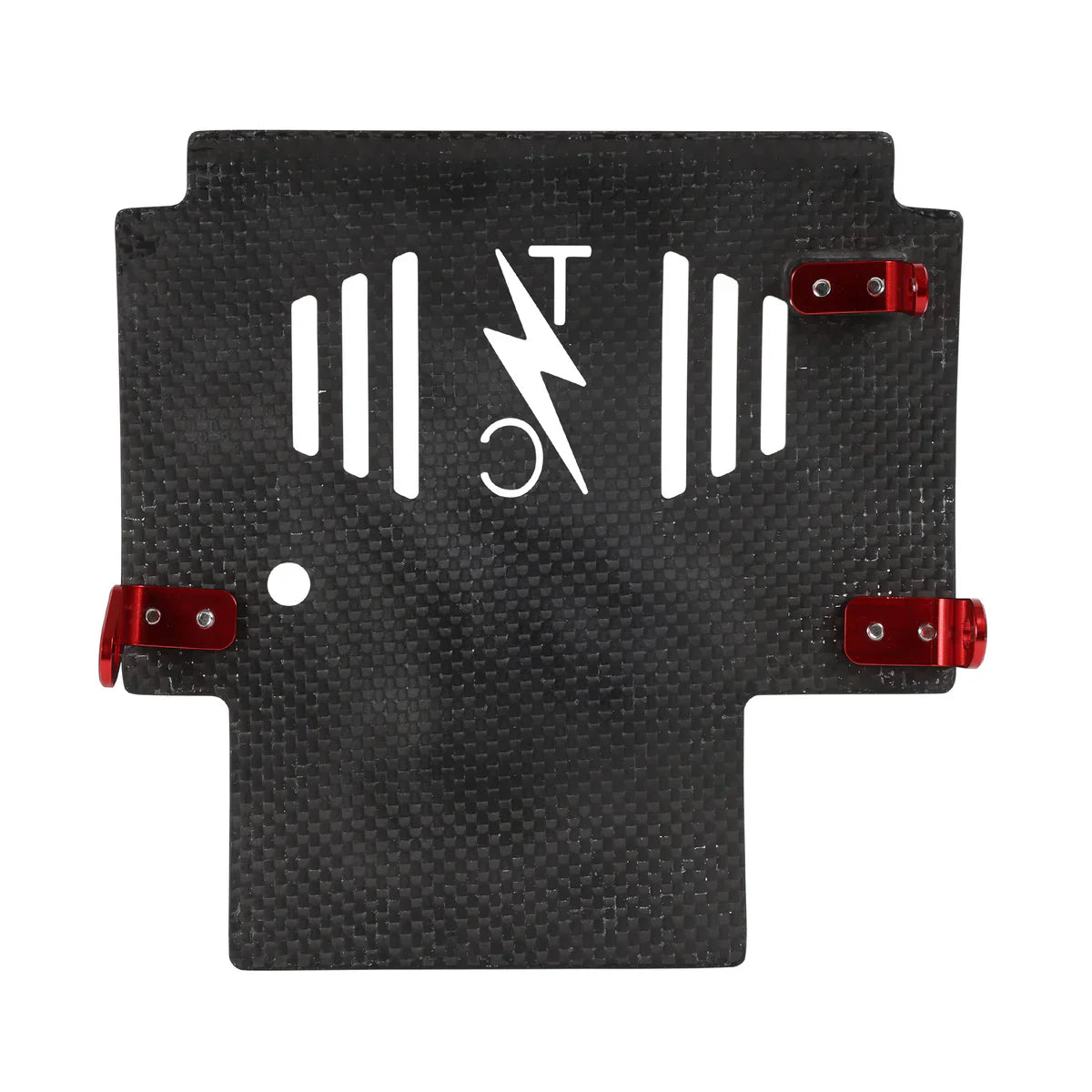 2024+ Touring Skid Plate - Real Forged Carbon - ALL Color Brackets