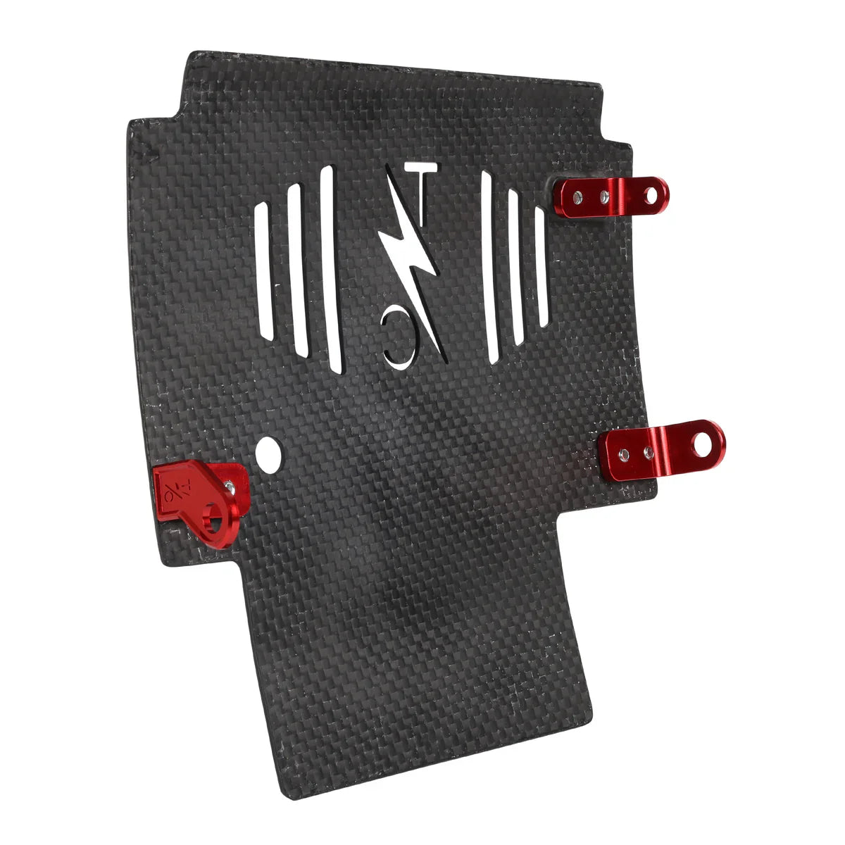 2024+ Touring Skid Plate - Real Forged Carbon - ALL Color Brackets