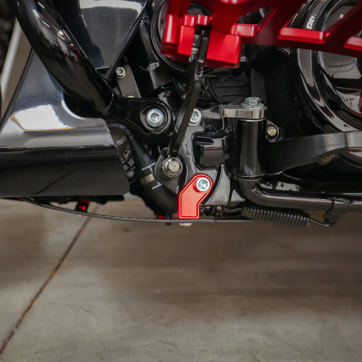 2024+ Touring Skid Plate - Real Forged Carbon - ALL Color Brackets