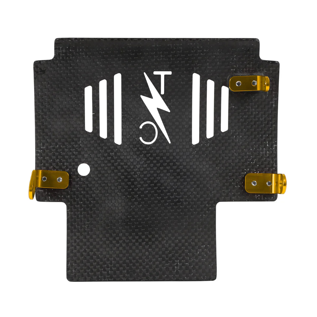 2024+ Touring Skid Plate - Real Forged Carbon - ALL Color Brackets