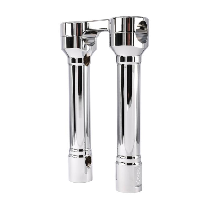 Thrashin Supply 8" - Hole Shot Risers - Chrome