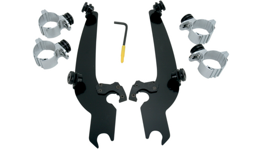 Memphis Shades Sportshield Trigger-Lock Complete Mount Kit - Black