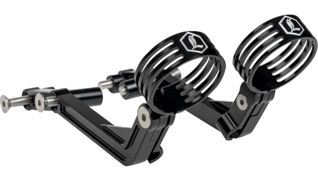 Legend Suspensions Revo Arc Billet Remote Reservoir External Mount - Black