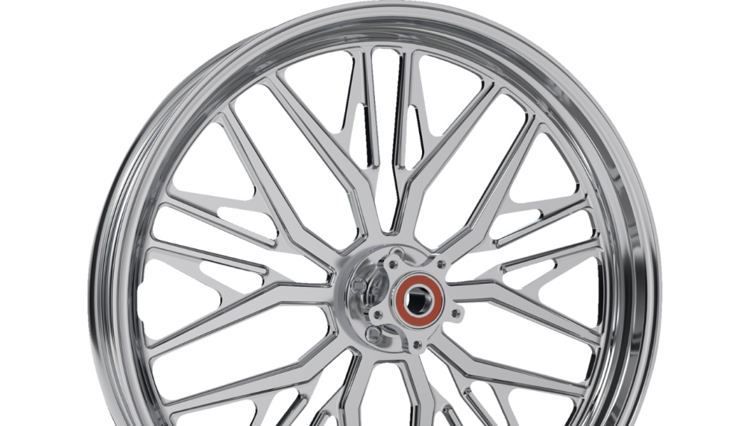 Performance Machine Wheel - Nivis - Front - Dual Disc/Without Abs - Chrome - 21X3.5