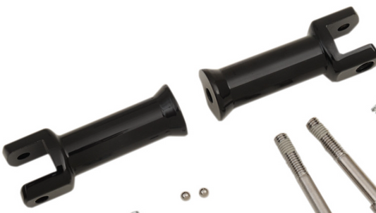 DRAG SPECIALTIES Passenger Peg Mount - SOFTAIL - black