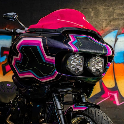 Klock Werks Kolor Flare™ Windshields For H-D 2015-2023 Road Glide