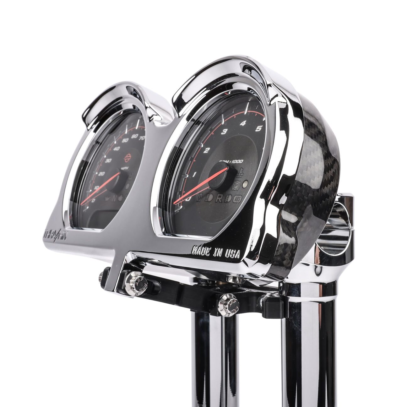 Thrashin Supply Holeshot Riser Gauge Relocation Bracket