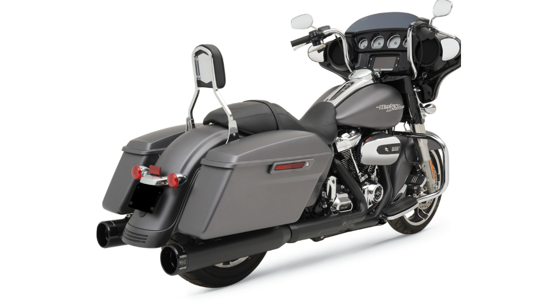 Khrome Werks 4-1/2" Hp-Plus® Slip-On Mufflers - Black With Klassic - Touring