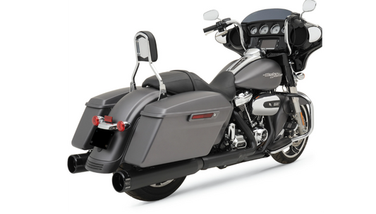 Khrome Werks 4-1/2" Hp-Plus® Slip-On Mufflers - Black With Klassic - Touring