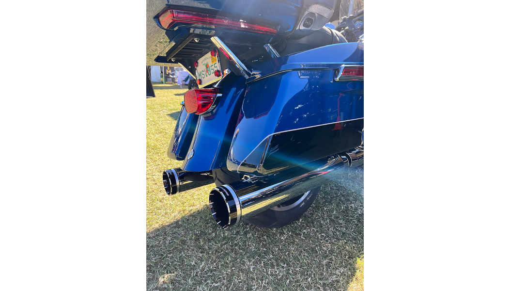 Khrome Werks 4-1/2" Hp-Plus® Slip-On Mufflers - Chrome With Tracer - Touring