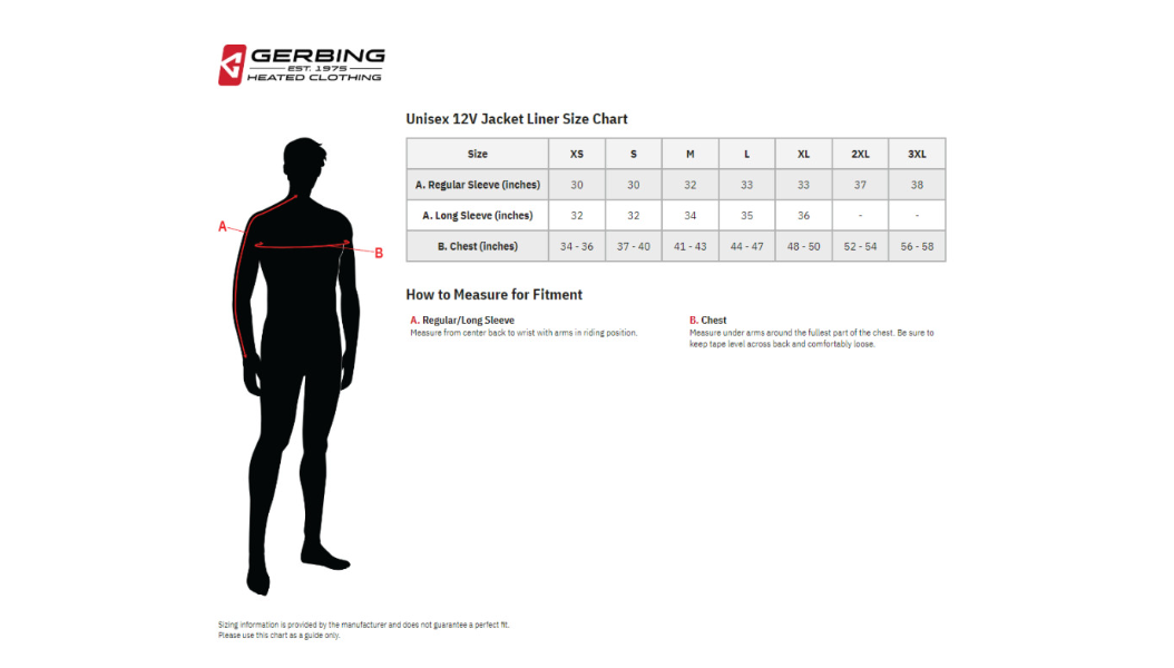 Gerbing Heated Clothing 12V Heated Jacket Liner 2.0 - Black - Unisex |