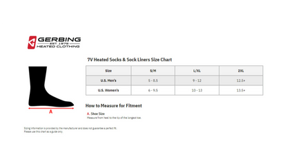 Gerbing Heated Clothing 7V Wool Heated Socks |