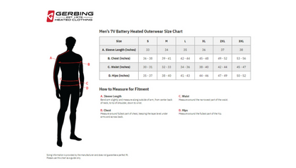 Gerbing Heated Clothing V Thermite Fleece Heated Vest 2.0 - Black - Mens |