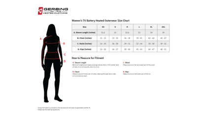 Gerbing Heated Clothing Women'S 7V Khione Puffer Heated Vest 2.0 - Black |