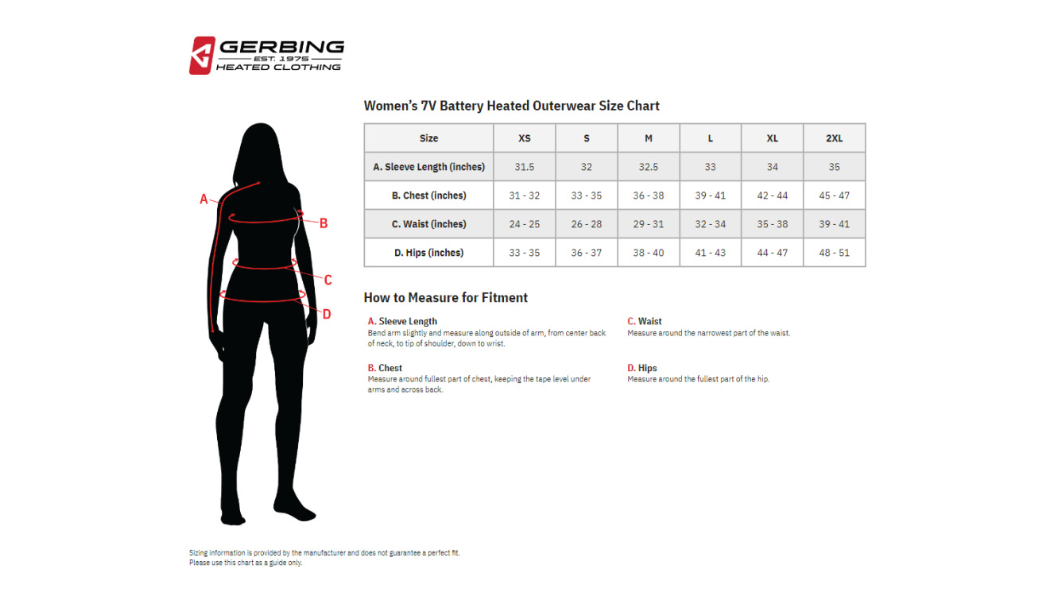 Gerbing Heated Clothing Women'S 7V Thermite Heated Fleece Vest 2.0 - Black |