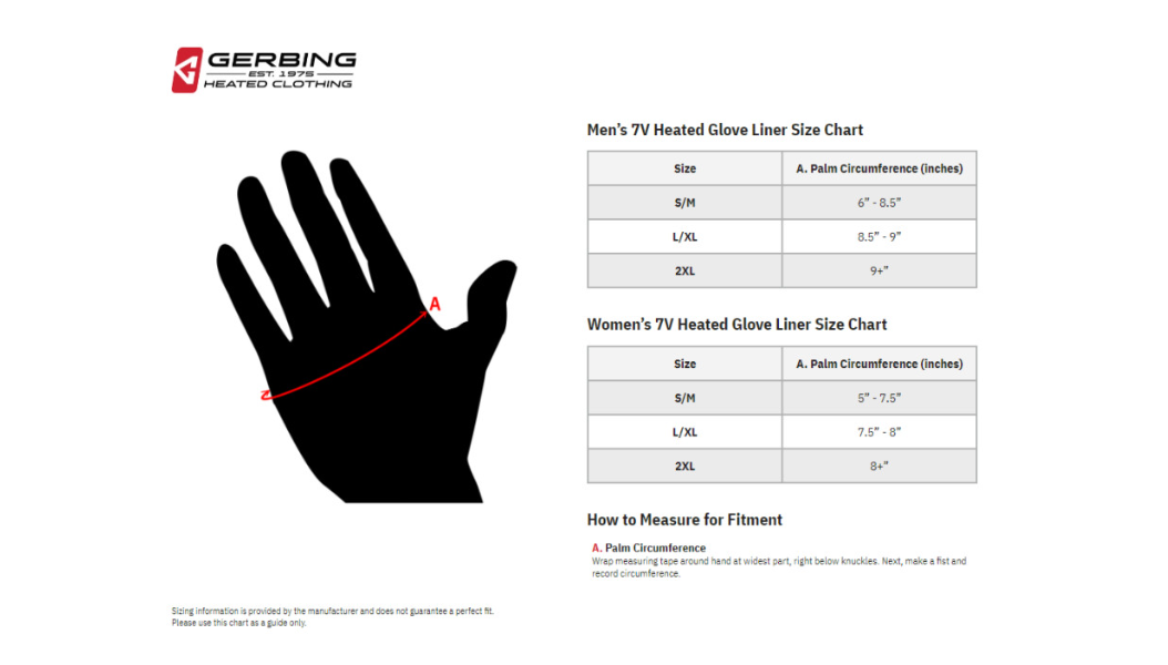 Gerbing Heated Clothing 7V Heated Glove Liners |