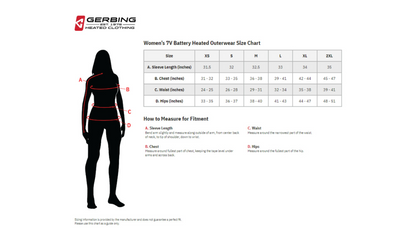 Gerbing Heated Clothing Women'S 7V Torrid Softshell Heated Vest 2.0 - Black |