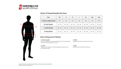 Gerbing Heated Clothing 7V Battery Heated Hoodie - Black - Mens |