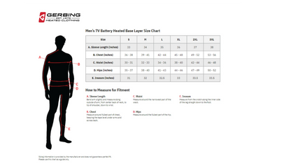 Gerbing Heated Clothing 7V Heated Base Layer Shirt - Mens |